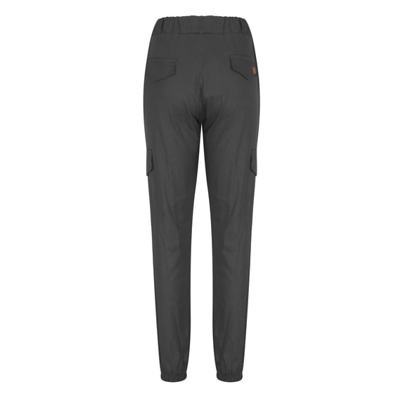 Moxiu Elastic Waist Cargo Pants for Men Big and Tall Slim Fit Athletic Jogger Pants Drawstring Khaki Chinos Trousers Sweatpants 2025 Dark Gray,XXL
