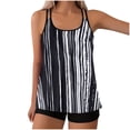 thumbnail image 1 of Moxiu Flowy Tankini Swimsuits for Women Floral Tummy Control Modest Beach Bathing Suits Long Torso Tank Tops with Boyshorts 2026, 1 of 6