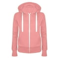 thumbnail image 1 of Moxiu Lightweight Full-Zip Hooded Sweatshirt for Women Trendy Loose Fit Drawstring Sweatshirt Fall Long Sleeve Zipper Hoodies Jackets, 1 of 2
