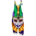 thumbnail image 1 of Moxiu Mardi Gras Jumpsuit Women Sparkly Sequin Glitter Sleeveless Wide Leg Pants Jumpsuits Carnival Party Bib Overalls 2025 Purple,XXXXL, 1 of 5