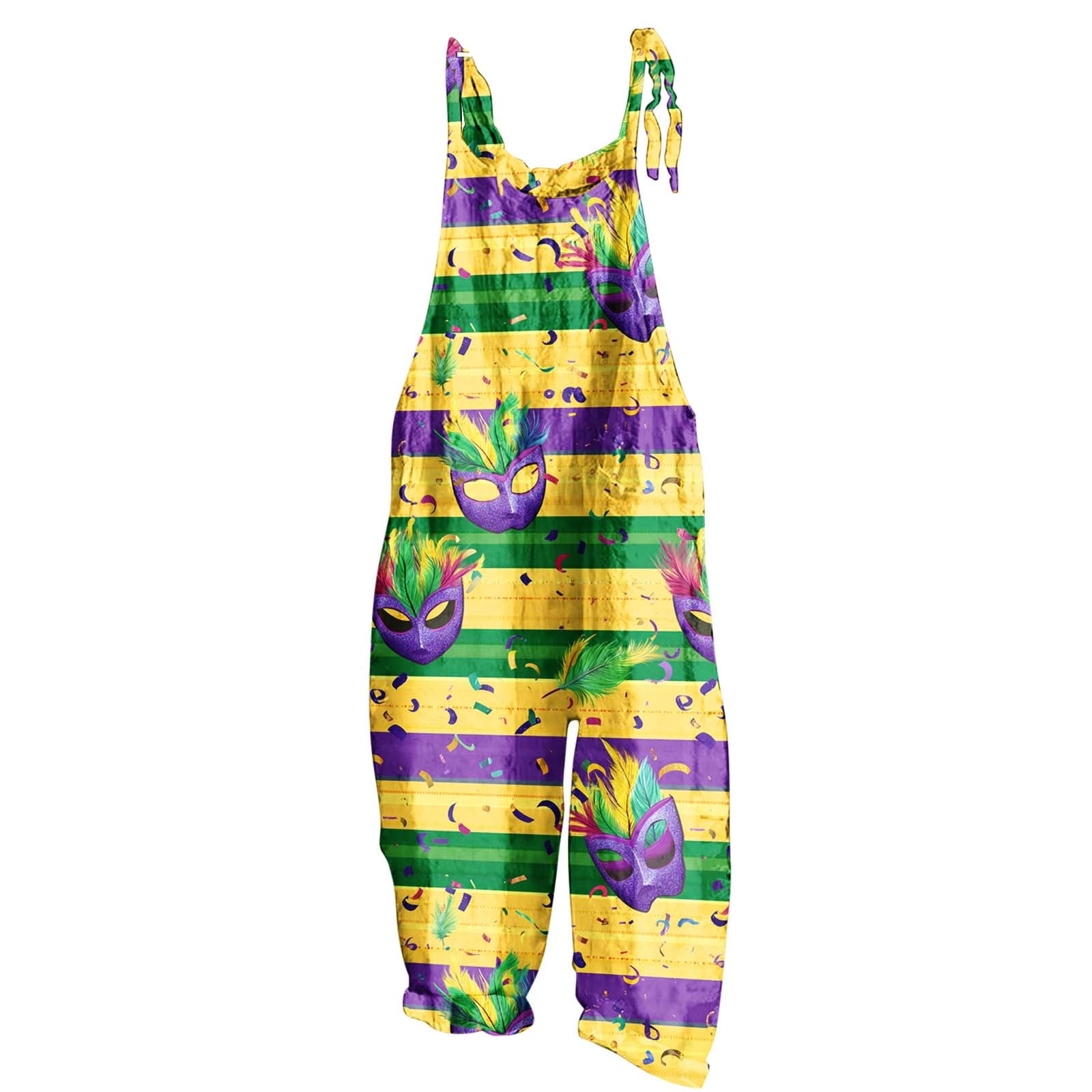 mardi gras overalls at walmart