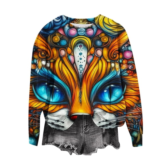 Moxiu Mardi Gras Sweatshirt Women Funny Carnival Themed Mask Graphic Shirt Orleans Festival Crewneck Pullover Casual Long Sleeve Tops 2025 Yellow,M
