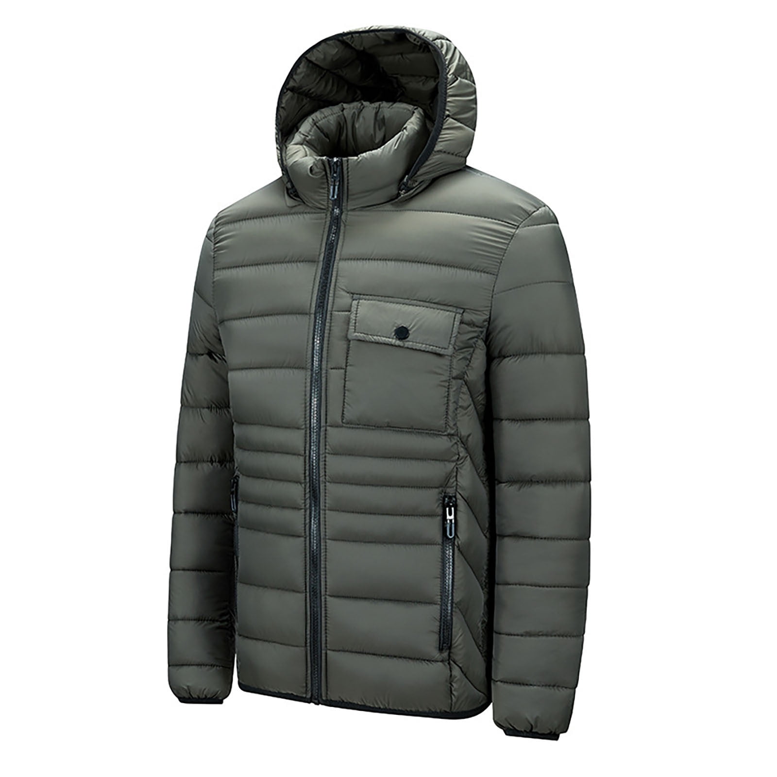 Veste Quantum Fishing Noire Homme - Taille M - Bomber Zip Avec Capuche Intégrée - Occasion