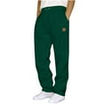 thumbnail image 1 of Moxiu Mens Baggy Sweatpants Wide Leg Sweat Pants Drawstring Elastic Waist Sweatpant with Pockets Open Bottom Workout Gym Track Pants Green,M, 1 of 5