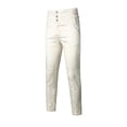 thumbnail image 1 of Moxiu Mens Gothic Pants Cosplay Costume Trousers Medieval Renaissance Style Steampunk Victorian Pants for Halloween 2025 White,XXL, 1 of 6