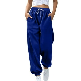 Xingqing Women Elastic High Waist Pockets Dance Jogger