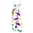 thumbnail image 1 of Moxiu Women's Mardi Gras Jumpsuit Wide Leg Patchwork Sequin Graphic Overalls Plus Size Adjustable Strappy Loose Fit Rompers 2025 Multicolor,S, 1 of 5