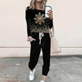 thumbnail image 1 of Moxiu Womens Christmas Tracksuit,Sweatsuits for Women Sets 2 Piece Christmas Outfits Glitter Xmas Tree Print Casual Lounge Sets Holiday Two Piece Sweat Suits Joggers Tracksuit Multicolor,XXL, 1 of 4