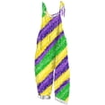 thumbnail image 1 of Moxiu Womens Mardi Gras Jumpsuit Sparkly Sequin Glitter Sleeveless Wide Leg Pants Jumpsuits Carnival Party Bib Overalls 2025 Purple,XXXXXL, 1 of 5