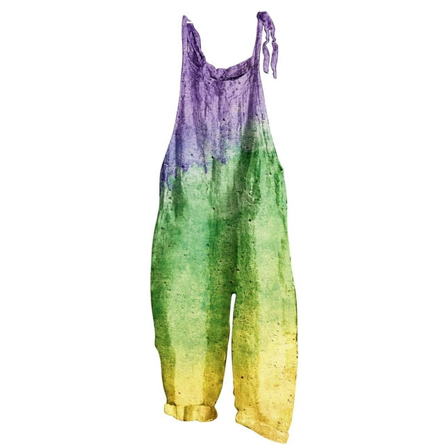 mardi gras overalls kids