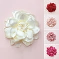 thumbnail image 1 of Moxufan 10cm Rose Fabric Flower Accessory Women Versatile Corsage Hair Clip Suit Lapel Clothing Bags DIY Corsage,Red, 1 of 8
