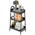 thumbnail image 1 of Moxufan A-Line Storage Rack,3 Tiers Fruit Vegetable Storage Cart,Stackable Carbon Steel Storage Baskets with Casters,Produce Organizer Bins for Kitchen,Pantry,Bathroom, 1 of 14