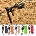 thumbnail image 1 of Moxufan Aluminum Alloy Tent Rope Tensioner Rustproof Strong Load-bearing Lightweight Portable Tent Cord Adjuster,Orange, 1 of 8