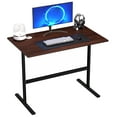 thumbnail image 1 of Moxufan Computer Desk,I-shaped Metal Frame Home Office Study Desk,Bedroom Student Study Table,Office Dormitory Small Table,80 cm, 1 of 7