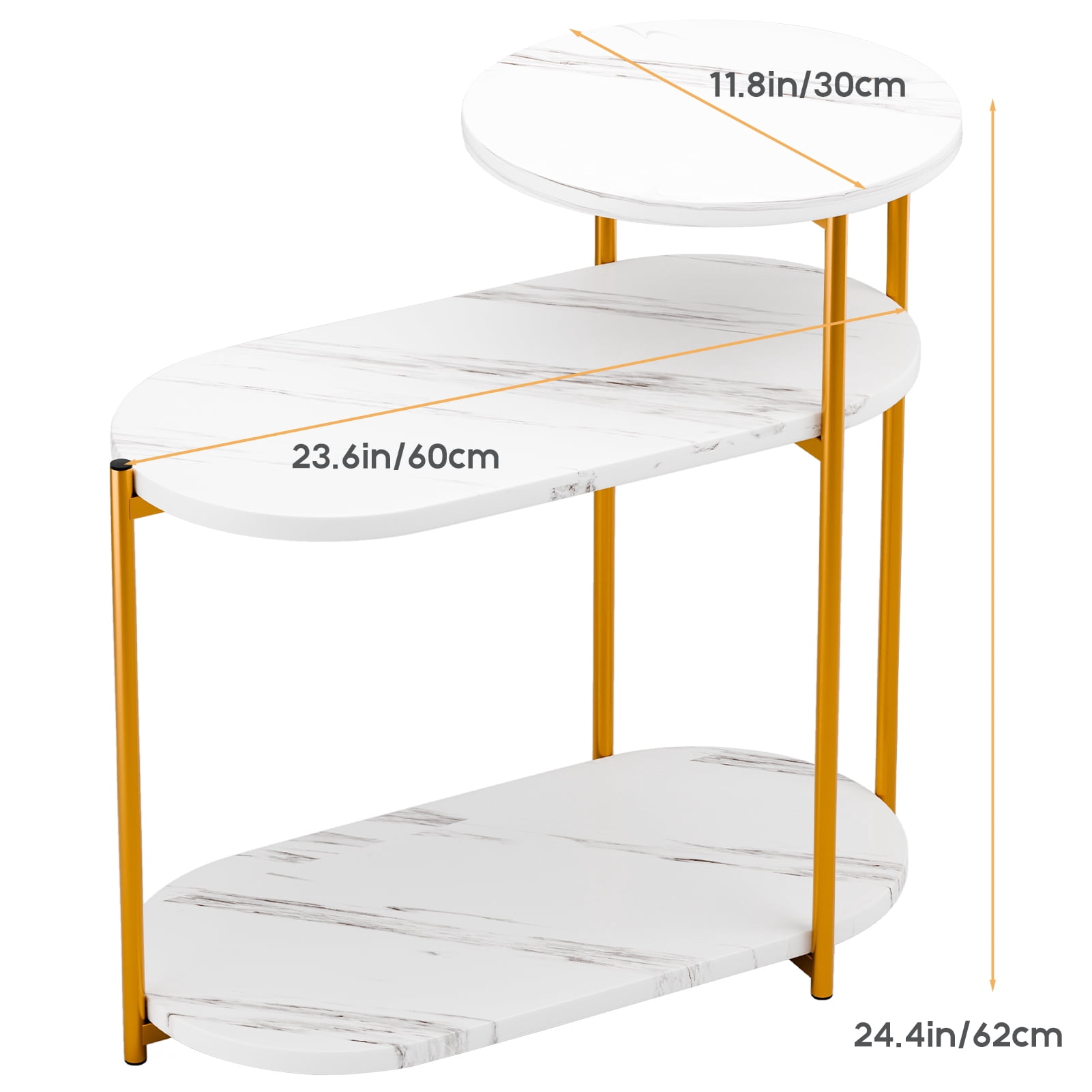 Moxufan End Table,Narrow Side Table,Slim Bedside Table,Small Storage ...