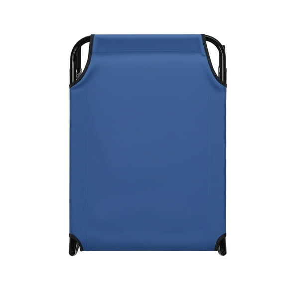 Moxufan Foldable Camping Cot for Adult,Adults Reclining Folding Chaise for Indoor Outdoor Travel,Heavy Duty Summer Lounger Chair with Face Hole,Gray