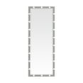 thumbnail image 1 of Moxufan Full Length Mirror for Bedroom,Modern Shatterproof Glass LED Illuminated Vanity Mirror,White, 1 of 11