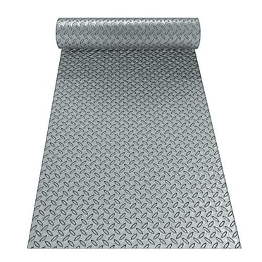 Moxufan Garage Floor Mat,Anti-slip Texture PVC Garage Flooring Roll for under Car Parking Protect,Thickened Floor Mat for Garage,Water/Stain Resistant,1 Set