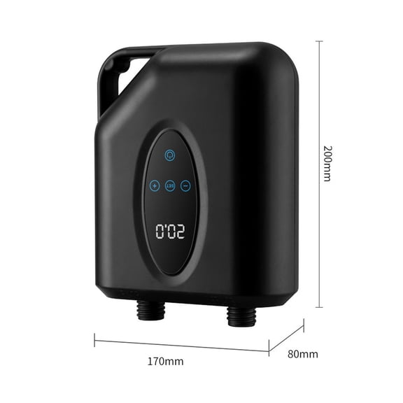 Moxufan Portable Paddle Board Pump with 6 Nozzles Digital Display 20PSI Electric SUP Pump Auto-Off Deflation Air Compressor Inflatable Stand-Up Boards Boats Accessories,Black
