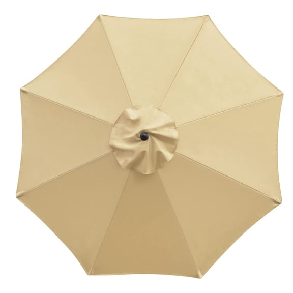 Moxufan Umbrella Replacement Canopy UV Protection Outdoor Garden Patio Backyard Parasol Market Table Top Umbrella Replacement Fabric Cloth Cover,Red