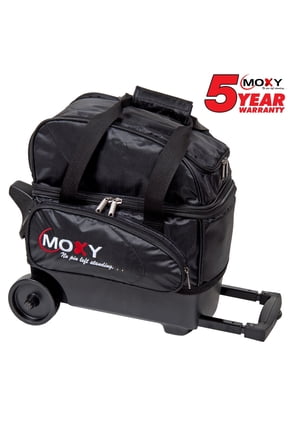 Deluxe 1-Ball Roller Bowling Bag - Black