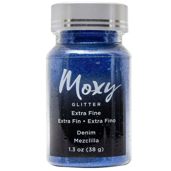 Moxy Extra Fine Glitter 1.5oz-Denim