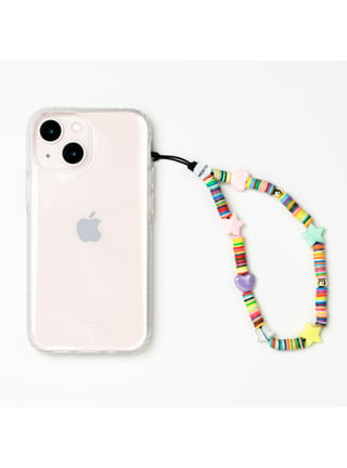 harmtty Phone Lanyard Colorful Striped Beads Unisex Exquisite