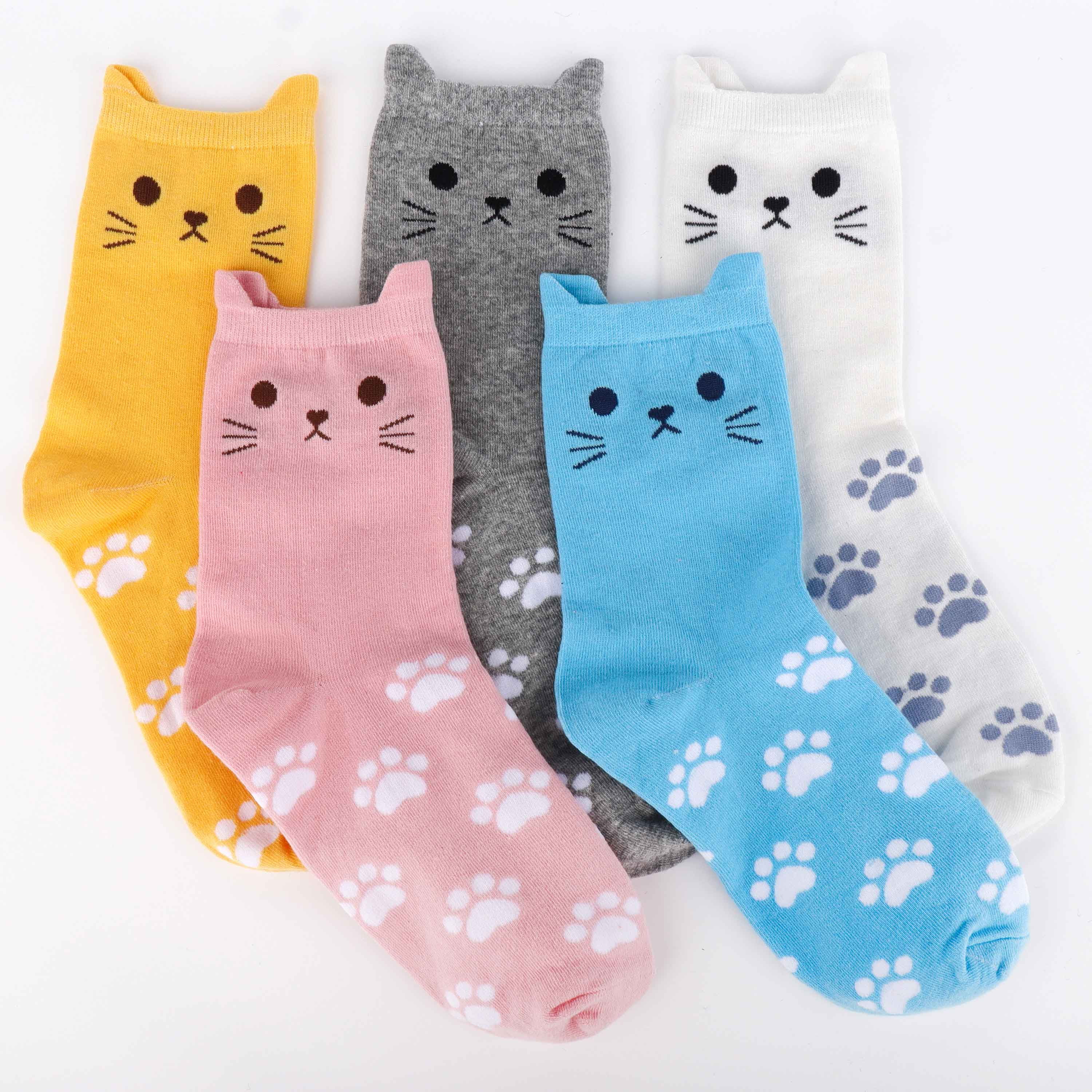 Happy Socks Women's Cat Vs Dog Socks Gift Box, 2-Pack