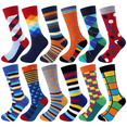 thumbnail image 1 of Moyel Mens Dress Crew Socks 7-13 Fun Novelty Funky Funny Socks for Men Cool Gifts for Men 12 Pack, 1 of 5