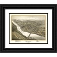 thumbnail image 1 of Moyer 18x15 Black Ornate Wood Framed with Double Matting Museum Art Print Titled - Apollo Pennsylvania - Moyer 1896, 1 of 4