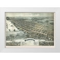 thumbnail image 1 of Moyer 24x18 White Modern Wood Framed Museum Art Print Titled - Wyandotte Michigan - Moyer 1896, 1 of 4