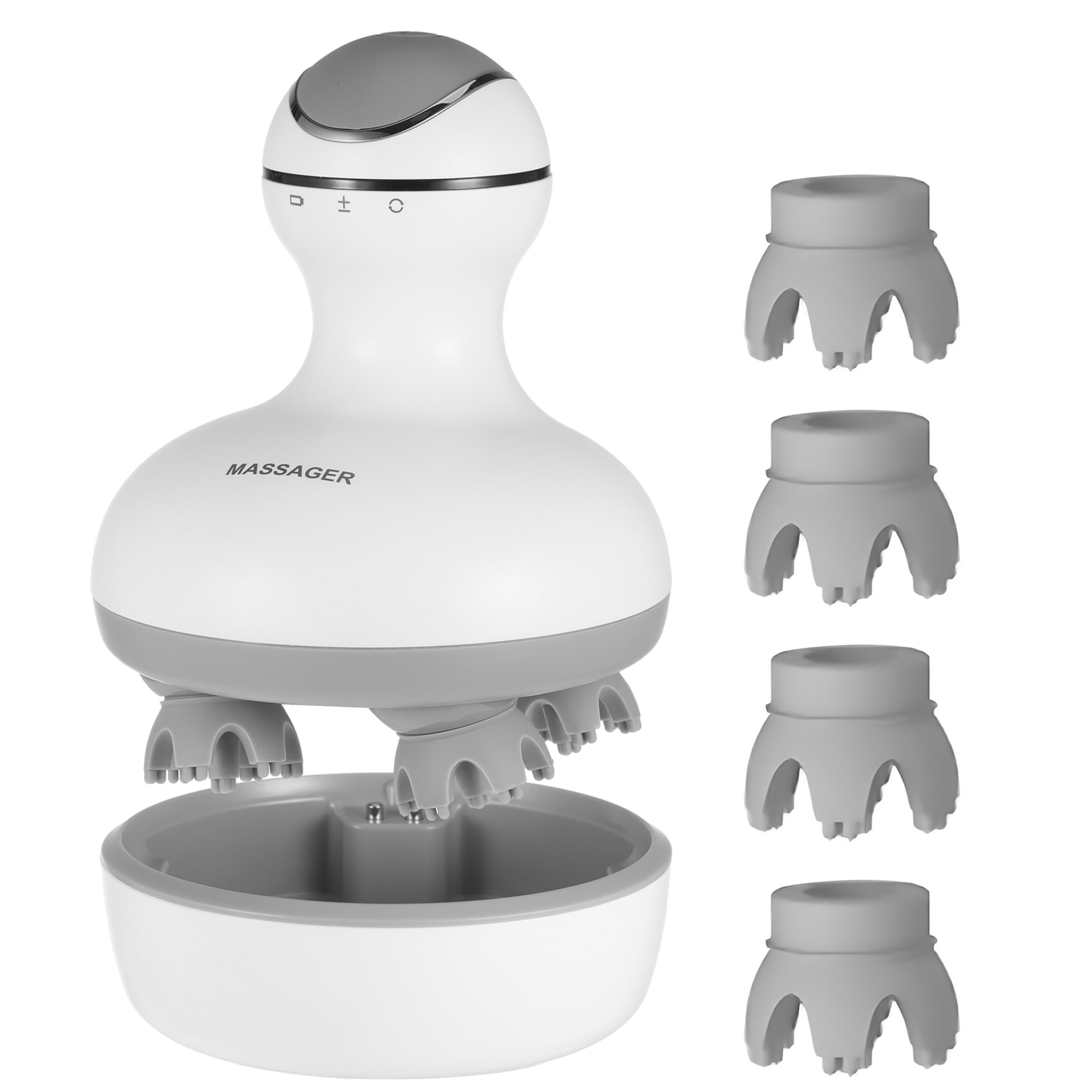 Moyic Scalp Massager,Electric Head Massager for Hair Growth,Portable Hair Massagerwith Kneading