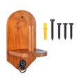 thumbnail image 1 of Moyitang Cone Chalk Holder, Wall Mount Wooden Hand Chalk Holder with Screw Hardware, Pool Brown, 1 of 9