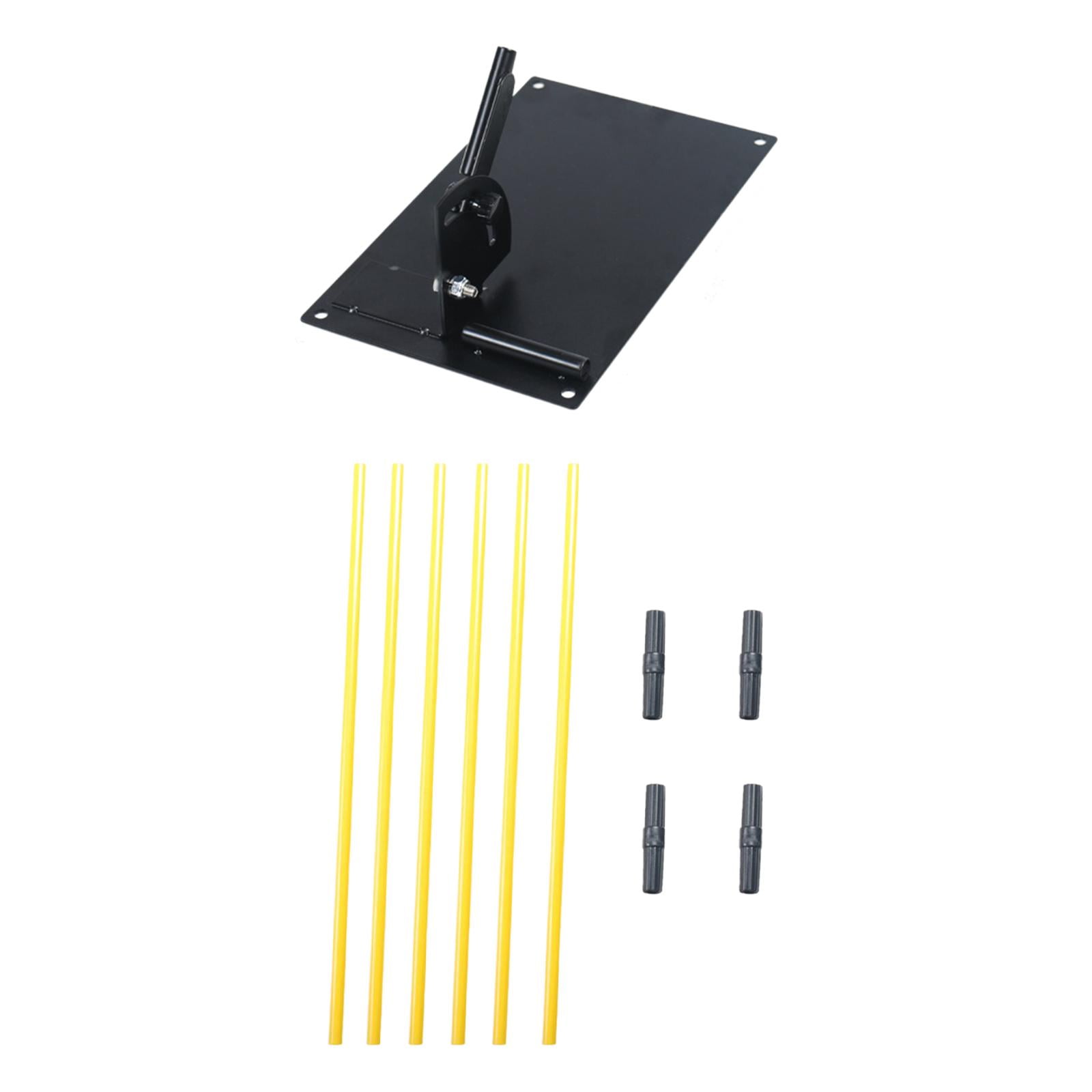 Moyitang Golf Alignment Stick Set Golf Swing Aid Mat Practice Posture ...
