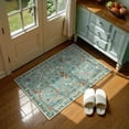 thumbnail image 1 of Moynesa 2'x3' Insect Entryway Rug,Washable Rug Soft Kitchen Rug Non-Slip, Ultra-Thin Door Mat Indoor Entrance Stain Resistant Small Rug Low-Pile Throw Rug for Bathroom Bedroom Light Green, 1 of 8