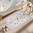 thumbnail image 1 of Moynesa 2'x3' Insect Entryway Rug,Washable Rug Soft Kitchen Rug Non-Slip, Ultra-Thin Door Mat Indoor Entrance Stain Resistant Small Rug Low-Pile Throw Rug for Bathroom Bedroom Pink, 1 of 9