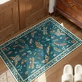 thumbnail image 1 of Moynesa 2'x3' Insect Entryway Rug,Washable Rug Soft Kitchen Rug Non-Slip, Ultra-Thin Door Mat Indoor Entrance Stain Resistant Small Rug Low-Pile Throw Rug for Bathroom Bedroom Green, 1 of 9