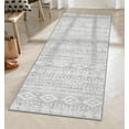 thumbnail image 1 of Moynesa 2'x6' Boho Moroccan Runner Rug,Washable Gray Kitchen Runner Rug Non Slip,Low-Pile Soft Bohemian Tribal Carpet Runners for Hallways Entryway Laundry Bedside Farmhouse, 1 of 7