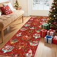 thumbnail image 1 of Moynesa 2'x6' Christmas Runner Rugs for Hallway, Washable Non-Slip Xmas Tree Kitchen Runner Rug, Soft Vintage Holiday Rug for Entryway, Bedroom, Laundry Indoor Christmas Decor, 1 of 6