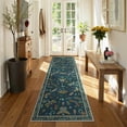 thumbnail image 1 of Moynesa 2'x6' Insect Hallway Runner Rug Washable Kitchen Runner Soft Bug Accent Carpet Runner for ‎Laundry ‎Bathroom Bedroom Entryway Stain Resistant Non Slip, Green, 1 of 11