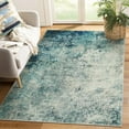 thumbnail image 1 of Moynesa 3'x5' Modern Abstract Area Rug,Washable Bedroom Rug Soft Throw Entry Mat Contemporary Faux Wool Non-Slip Stain Resistant Carpet for Living Room Kitchen Bath Office, Light Blue, 1 of 7
