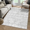 thumbnail image 1 of Moynesa 3'x5' Washable Kitchen Entrance Rug Non Slip,Gray Entryway Rugs Soft Area Rugs for Living Room, Farmhouse Moroccan Small Carpet for Bathroom Beside Office, 1 of 7