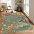 thumbnail image 1 of Moynesa 4'x6' Floral Living Room Rugs, Area Rugs 4x6ft Rug for Bedroom Ultra-Thin Soft Rug, Non-Slip Washable Rugs Stain Resistant Boho Rug Low-Pile Throw Rug for ‎Dining Room Office,Green, 1 of 8