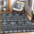 thumbnail image 1 of Moynesa 5'x7' Area Rug for Living Room Indoor Washable Rugs Farmhouse Moroccan Soft Bedroom Mat Large Rustic Tribal Foldable Carpet Dining Room Rug for Living Bed Dining Room,Black White, 1 of 8