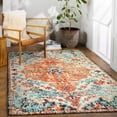 thumbnail image 1 of Moynesa 5'x7' Bohemian Area Rug, 5x7ft Boho Washable Bedroom Rug, Soft Non Slip Non-Shedding Kitchen Mat Indoor Accent Entry Carpet for Living Room Dining Room, Orange, 1 of 9