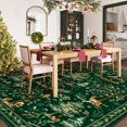 thumbnail image 1 of Moynesa 8'x10' Christmas Rugs for Living Room, Washable Non-Slip Checkered Area Rugs for Dining Room, Bedroom, Soft Farmhouse Holiday Rug Geometric Xmas Accent Carpet Indoor Christmas Decor, 1 of 6