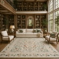 thumbnail image 1 of Moynesa 9'x12' Area Rugs for Living Room, Washable Large Vintage Botanical Rugs for Bedroom, Soft Non Slip Cottagecore Flower Accent Carpet for Dining Room Dorm Apartmen, Beige, 1 of 8