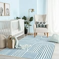 thumbnail image 1 of Moynesa 4'x6' Abstract Area Rug for Bedroom Nursery, Ultra-Thin Soft Washable Rug Non-Slip Modern Living Room Rug Non-Shedding Throw Carpet for Laundry Room Entryway Office Kitchen, Blue, 1 of 7