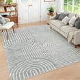 thumbnail image 1 of Moynesa 8'x10' Abstract Area Rugs for Living Room, Ultra-Thin Soft Washable Rug Non-Slip Large Modern Bedroom Rug Non-Shedding Accent Carpet for Dining Room Office, Gray, 1 of 9