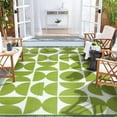 thumbnail image 1 of Moynesa Outdoor Rug for Camping RV 6x9, Waterproof Plastic Straw Patio Rug, Reversible Lightweight Large Outdoor Area Rugs Green Carpet for Proch Backyard Balcony Deck, Black/White, 1 of 8
